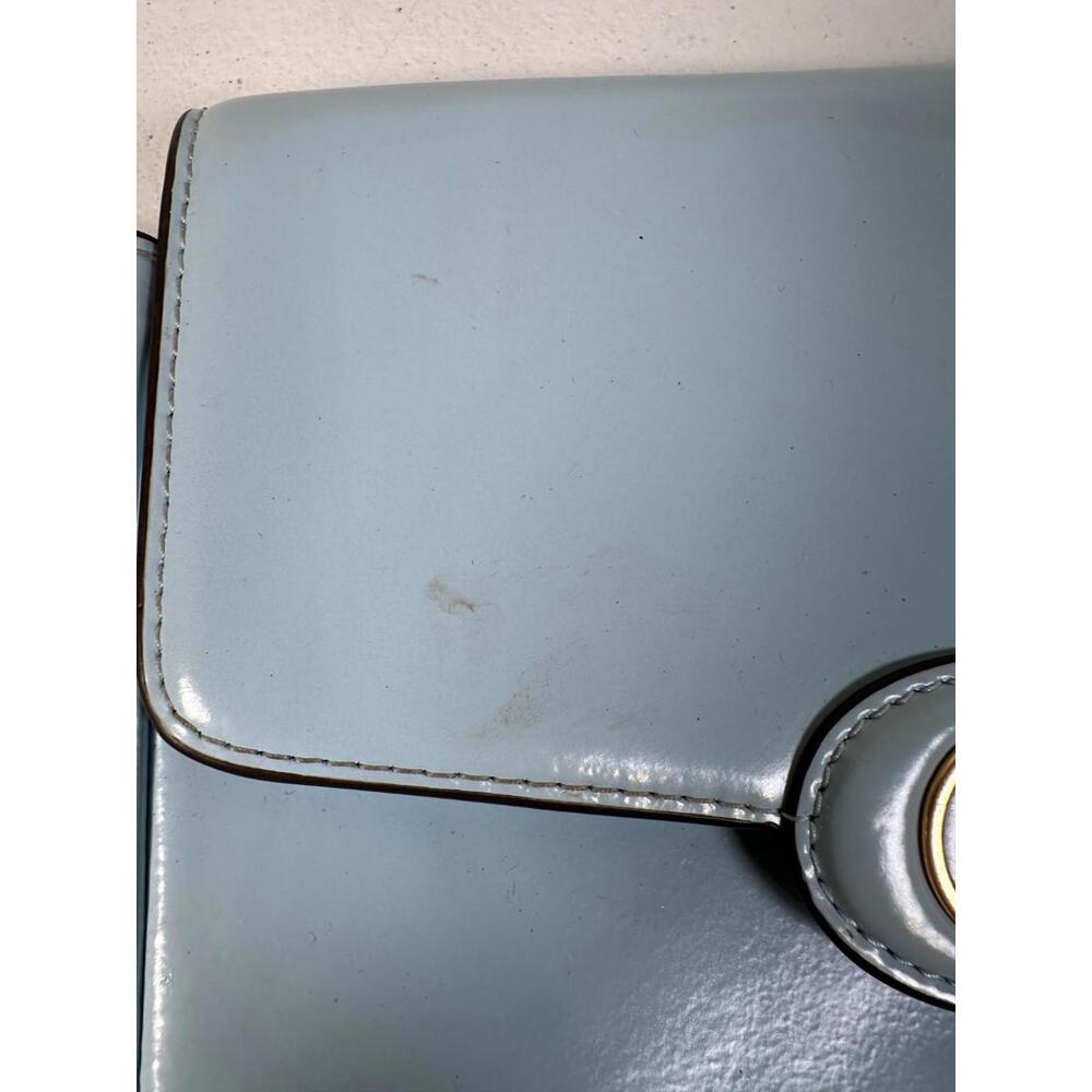 Tory Burch Light Blue Robinson Shoulder Bag with Stains - Picture 12 of 15